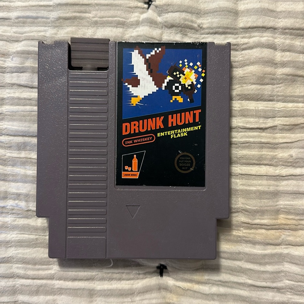Nintendo Drunk Hunt Flask